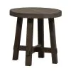 Liberty Furniture 406-OT1024 Modern Farmhouse - Splay Leg Round End Table - Dusty Charcoal