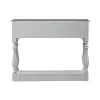 Liberty Furniture 244-AT2003 Magnolia Manor - Hall Console Bottom With Shelf For Display & Storage - Antique White