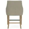 Riverside Furniture 92606 Mix-N-Match Chairs - Swoop Arm Upholstered Stool (Set of 2) - Gray