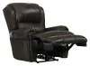Jackson Furniture Industries 647637-1283/09-3083/09 Duncan - Leather Power Deluxe Lay Flat Recliner - Dark Brown