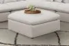 CoasterElevations 551453 Hobson - Square Upholstered Ottoman - Ivory