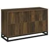 Coaster Fine Furniture 950393 Ryatt - 4 Door Engineered Wood Accent Cabinet - Dark Pine