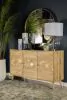 CoasterEssence 953460 Alyssum - 3-Door Mango Wood Accent Cabinet - Natural