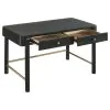 Coaster Fine Furniture 224337 Arini - 2-Drawer Vanity Desk Makeup Table - Black