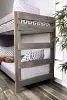 Furniture of America AM-BK102GY-BED-SLAT Ampelios - Bunk Bed With 2 Slat Kits - Gray