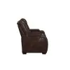 New Classic U5483-25P2-BRN Chester - Reclining Console Loveseat With Power Headrest & Footrest - Brown