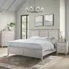 Intercon SM-BR-8865Q-RWH-C Intercon SM-BR-8865Q-RWH-C San Mateo - Queen Standard Bed - Rustic White