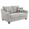 Coaster Fine Furniture 509671-S2 Tomkins - 2 Piece Boucle Upholstered Sofa Set - Light Gray