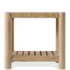 Riverside Furniture 30709 Rosalie - Woven Rectangular End Table - Light Brown