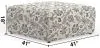 Jackson Furniture Industries 234012-1489/43 Stockbridge - Cocktail Ottoman - Denim