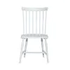 Liberty Furniture 499-C4000S Palmetto Heights - Spindle Back Side Chair - Shell White & Driftwood