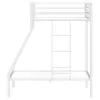 Coaster Fine Furniture 460365WHT Alevera - Metal Twin Over Full Bunk Bed With Ladder - White