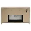 Coaster Fine Furniture 222663FB Lorient - 8-Drawer LED Bedroom Flame Box Dresser - Ivory Camel