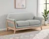 Coaster Fine Furniture 511072 Vaughn - Fabric Upholstered Flared Arm Loveseat - Gray