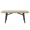 ACME DN04675 Lark - Dining Table - Travertine / Black