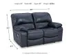 Ashley Furniture U4380974 Ashley Furniture U4380974 Leesworth - Power Reclining Loveseat - Ocean