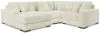 Ashley Furniture 21104S17 Ashley Furniture 21104S17 Lindyn - 4-Piece Sectional With LAF Corner Chaise - Ivory