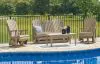 Ashley Furniture P114/835/820(2)/701 Ashley Furniture P114/835/820(2)/701 Hyland Wave - 4 Pc. - Glider Loveseat, 2 Swivel Glider Chairs, Cocktail Table - Driftwood