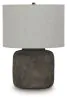 Ashley Furniture L207654 Zandophen - Metal Table Lamp - Antique Gray