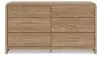 Ashley Furniture PCB1121-31 Gramburg - Six Drawer Dresser - Warm Natural Brown