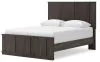 Ashley Furniture PCB3167B4 Shaehartin - Queen Panel Platform Bed - Dark Brown