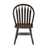 Liberty Furniture 186B-C1000S Liberty Furniture 186B-C1000S Carolina Crossing - Windsor Side Chair - Black / Antique Honey
