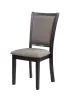 New Classic D4832B-60S-REC Potomac - 5 Piece Rectangle Dining Set (Table & 4 Chairs) - Brown / Black