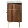 CoasterElevations 105145 Ortega - 4 Door Marble Top Sideboard Buffet Cabinet - Natural