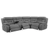 CoasterEssence 600370 Higgins - Upholstered Power Reclining Sectional Sofa - Gray