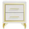 Coaster Fine Furniture 224731Q-S5 Lucia - 5 Piece Queen Bedroom Set - Beige And White