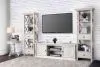 Furniture of America CM-AC278 Aldora - Pier Cabinet With 2 Doors - Antique White