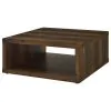 CoasterEveryday 710508 Frisco - Square Engineered Wood Coffee Table - Dark Pine