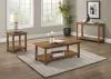 Coaster Fine Furniture 710546 Payne - Wood End Table With Shelf - Distressed Brown
