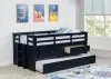 Coaster Fine Furniture 401980T Carlsbad - Wood Twin Captains Bed With Trundle - Navy Blue