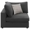 CoasterEssence 551325 Serene - Upholstered Corner - Charcoal