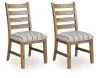 Benchcraft® D858-01 Ridgester - Dining Upholstered Side Chair (Set of 2) - Light Brown