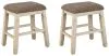 Ashley Furniture D647-024 Bolanburg - Upholstered Stool (Set of 2) - Beige