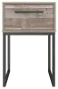 Ashley Furniture EB2320-291 Neilsville - One Drawer Night Stand - Vinyl-Wrapped - Whitewash