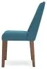 Ashley Furniture D615-03 Lyncott - Dining Uph Side Chair (Set of 2) - Blue / Brown