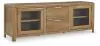Ashley Furniture W781-68 Rencott - Extra Large TV Stand - Light Brown