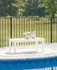 Ashley Furniture P111-701 Ashley Furniture P111-701 Hyland Wave - Rectangular Cocktail Table - White