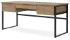 Ashley Furniture H632/44/01A/70 Montia - Home Office Desk, Desk Chair, Bookcase - Light Brown