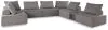 Ashley Furniture P160P6 Ashley Furniture P160P6 Bree Zee - 8-Piece Outdoor Sectional With End Table - Brown