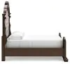 Ashley Furniture B947B2 Ashley Furniture B947B2 Maylee - Queen Upholstered Bed - Dark Brown