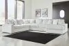 Ashley Furniture 25903S9 Ashley Furniture 25903S9 Stupendous - 5-Piece Sectional With RAF Corner Chaise - Alloy