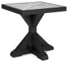 Ashley Furniture P792-702 Beachcroft - Square End Table - Black / Light Gray