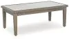 Ashley Furniture P701-701 Rainier Ranch - Rectangular Cocktail Table - Brown / Beige