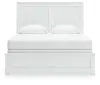 Ashley Furniture B139B43 Ashley Furniture B139B43 Bostwick Shoals - Queen Panel Bed With Framed Footboard - White