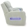 Ashley Furniture PC6420318 Ashley Furniture PC6420318 Forest Lake - Power Reclining Loveseat With Console / Adj Headrest - Alloy