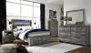 Ashley Furniture B221/31/35/46/84S/87/89/B100-12 Ashley Furniture B221/31/35/46/84S/87/89/B100-12 Baystorm - Full Panel Bed With 2 Storage Drawers - 7 Pc. - Dresser, Mirror, Chest, Full Bed - Gray